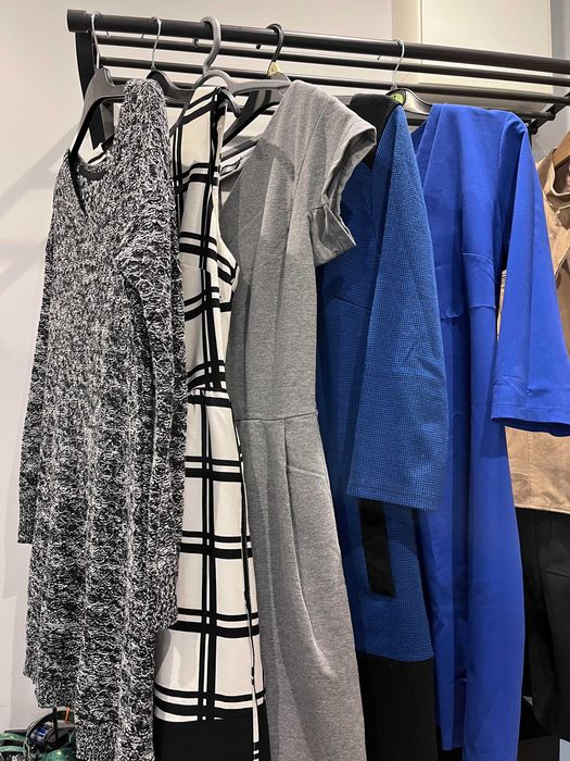 paczka ubrań damskich, stan idealny_sukienki, tuniki_rozm. L-XL