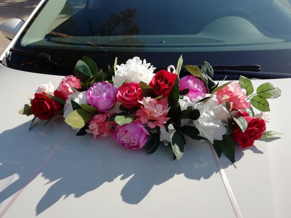 свадебные украшения весільні прикраси на авто
