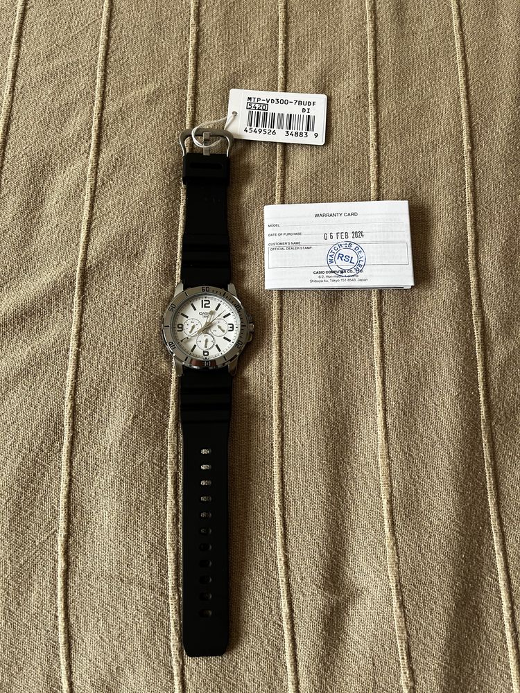 Relogio Casio MTP-vd300 novo com garantia