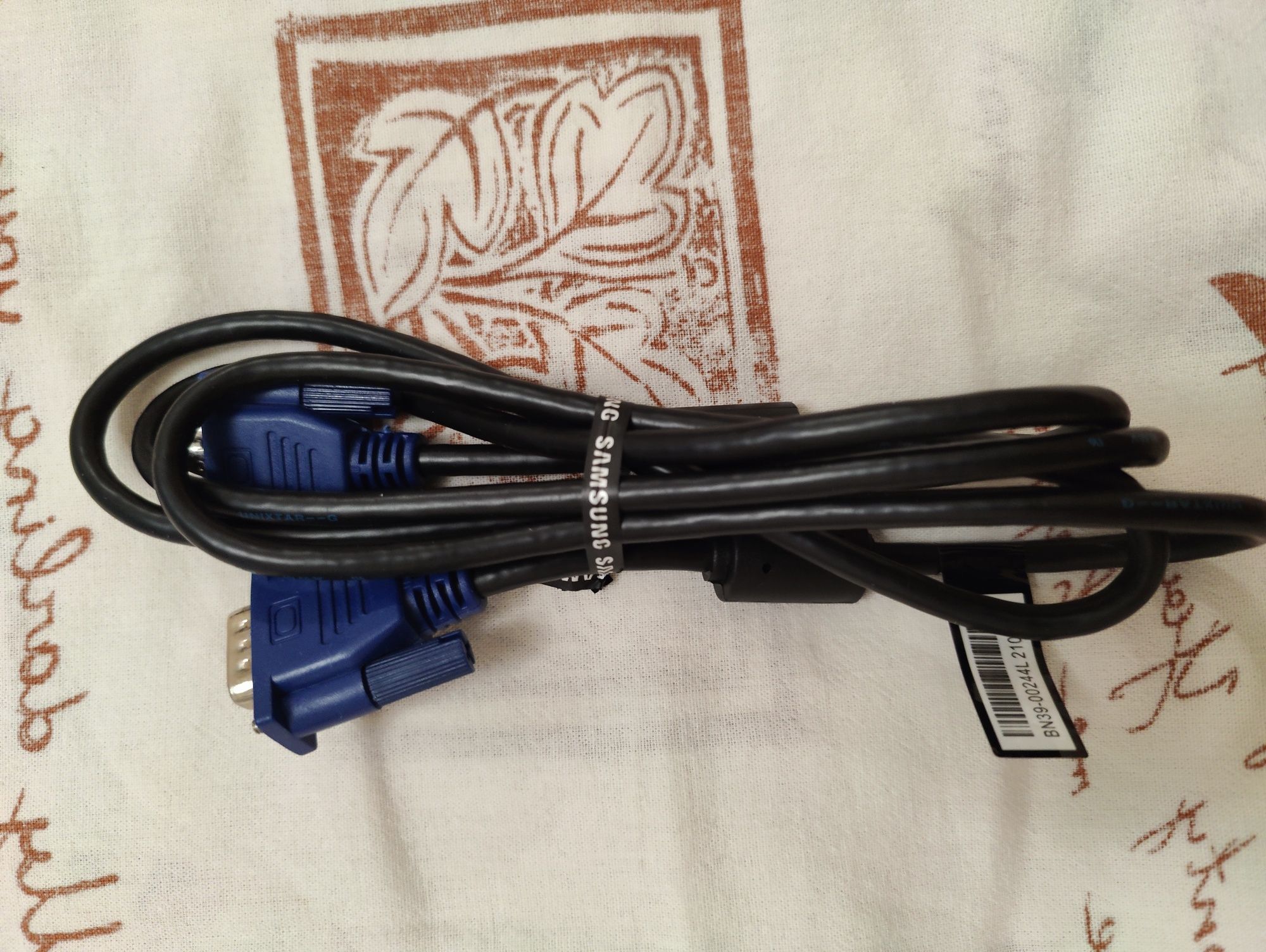 Новый Кабель VGA-VGA Самсунг для монитора