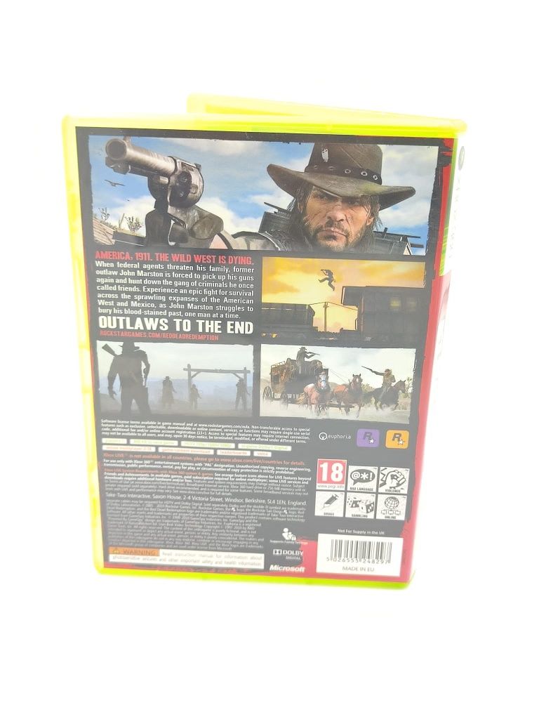 Red Dead Redemption Komplet z Mapą Xbox nr 0734