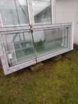 Sprzedam okno balkonowe 235wys97szer UR antracyt 3 szyby
