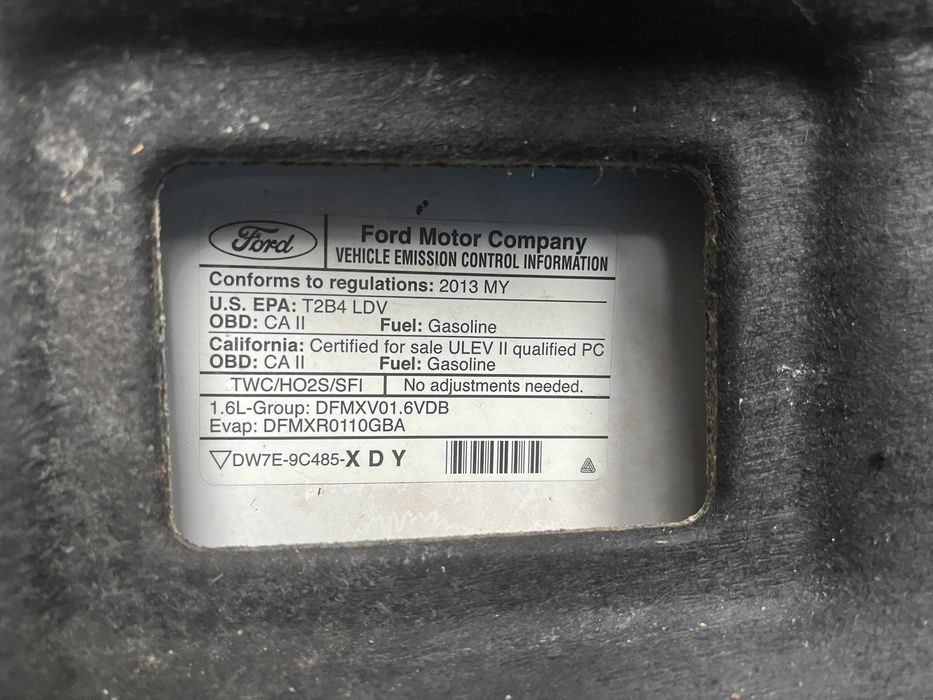 Капот Ford Fiesta mk7 Америка USA 2008-2013р.Дорестайл