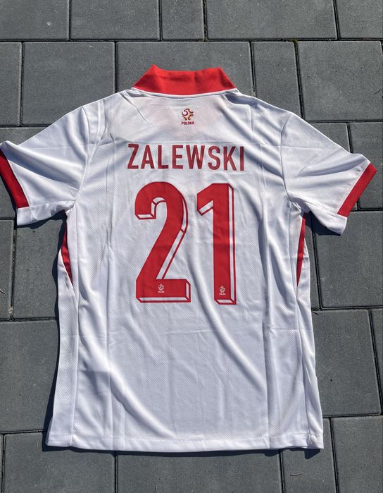 Koszulka Nicola Zalewski 21 Polska S Biało-Czerwona Reprezentacja