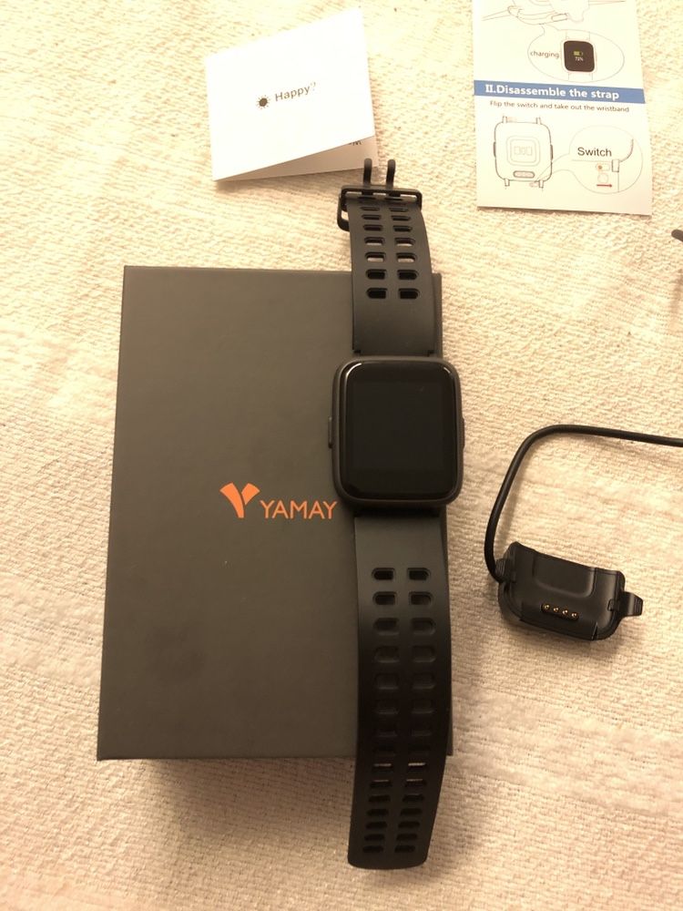 Smartwatch Yamay conectavel iOS/Android