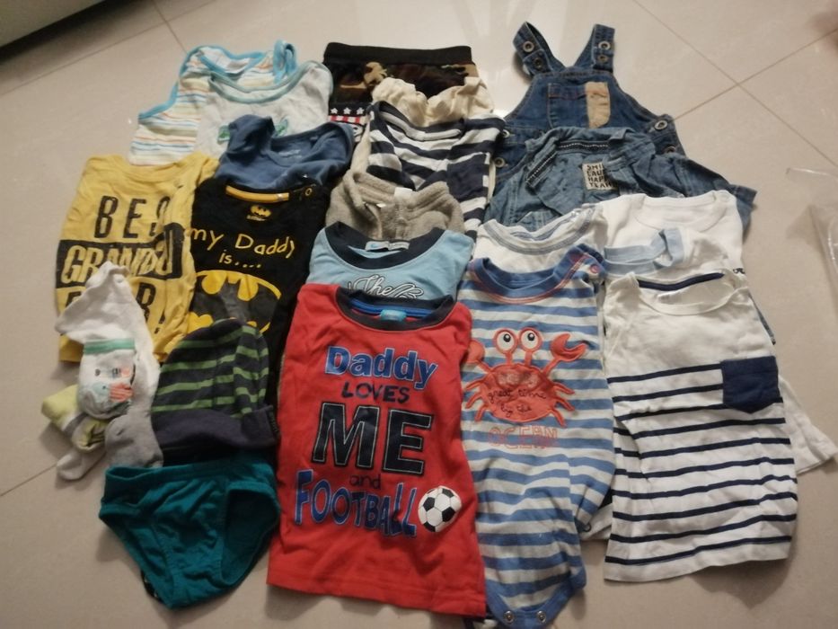 Rzeczy dla chłopca 68, 74, 80, 86, 92 spodnie koszula BATMAN