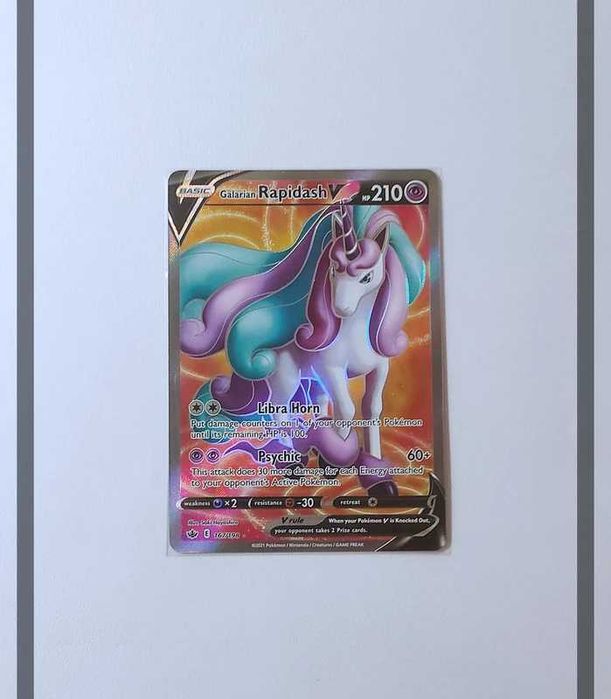 Galarian Rapidash V 167/198 CRE Pokemon ENG-NM
