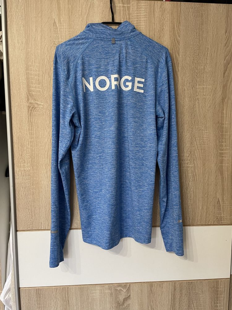 Bluza Nike S niebieska dri fit Norge sportowa bieganie długi rękaw