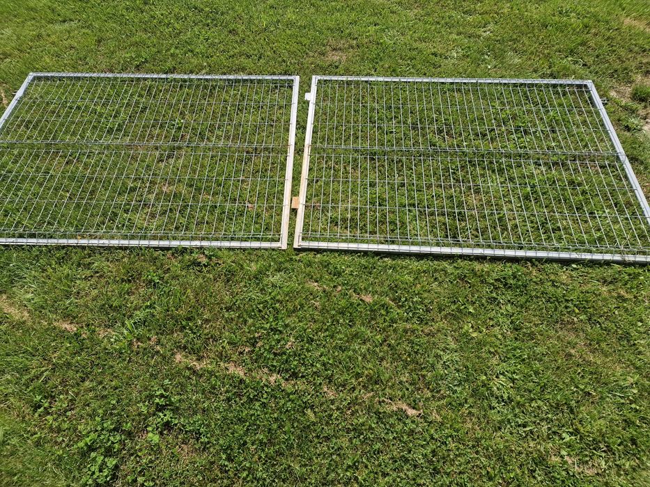 Brama budowlana ocynk plus słupki