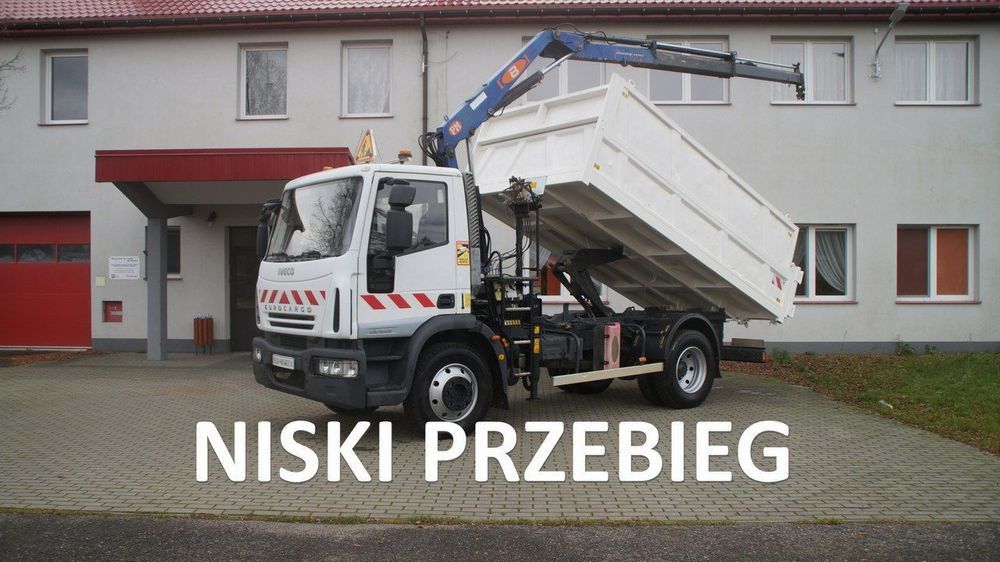 Iveco Euro Cargo 140E22K 6-cyl * DMC14T * Hds PM 8 4.2T * Przebieg 145oooKm * Mocny Kipper * Blokada Mostu * Wywrotka * Wywrot ***IMPORT***  6-cyl * DMC14T * Hds PM8 4.2T * Mocny Kipper * Blokada wywrotka Wywrot