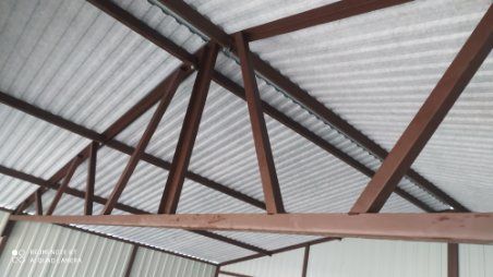 garaz blaszany 7x6 dwuspad okazja garaz blaszak bramy 6x6 profil