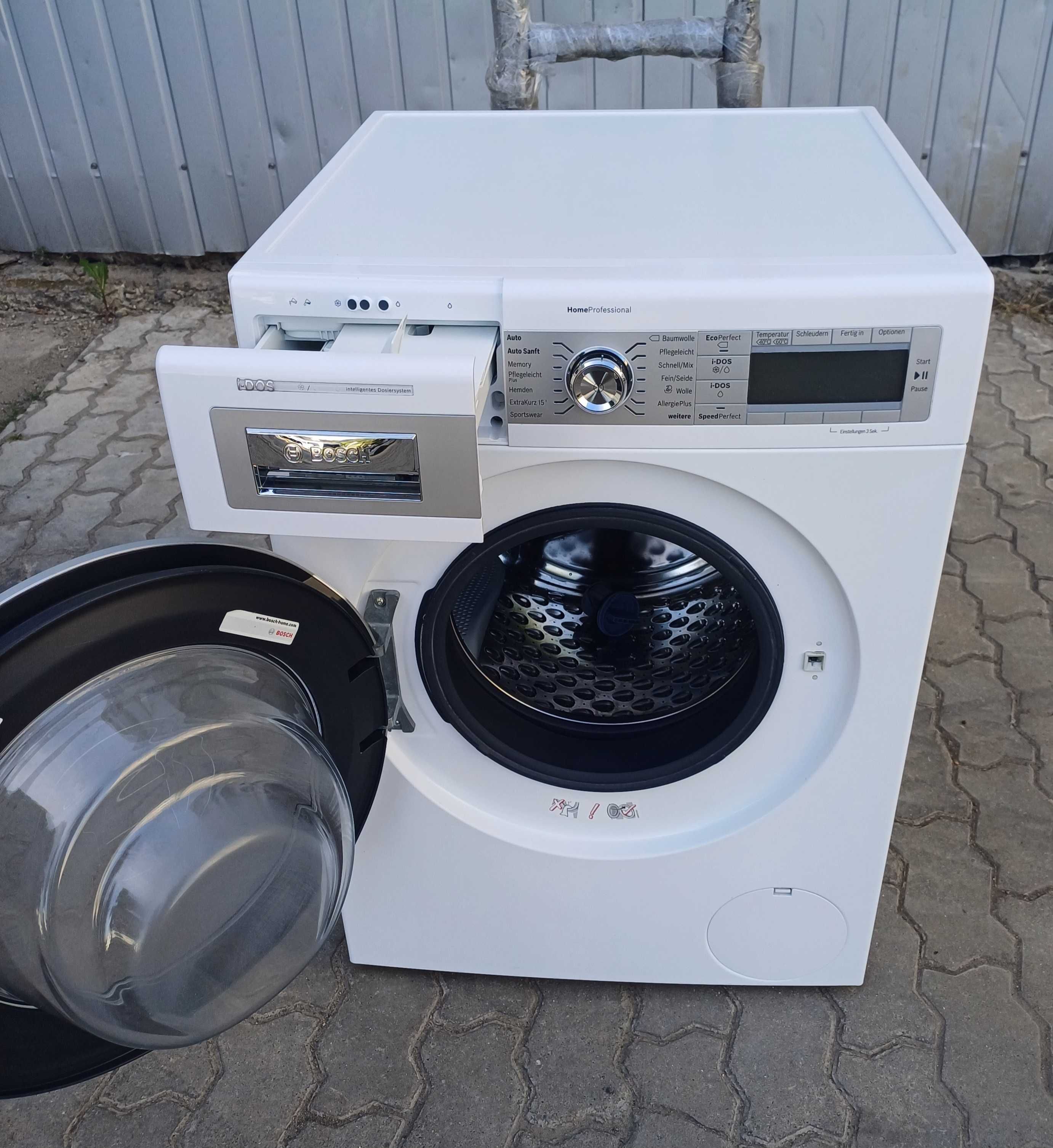 Пральна машина Bosch HomeProfessional WAY32842 система дозування i-Dos