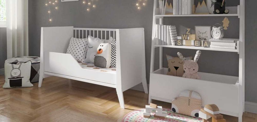 Łóżeczko regulowane dziecięce / 120x60 / Materac