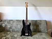 Gitara basowa Fender Squier PBass Precision Affinity PJ IL BK czarna