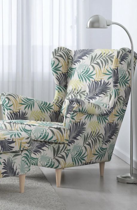 Fotel uszak Ikea liscie