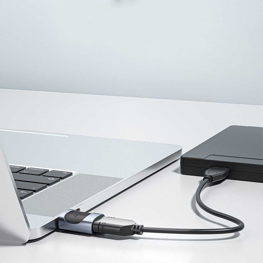 Komplet Przejściówek Essager OTG 3 szt. USB/USB-C/Micro-USB 3.0/5Gbps