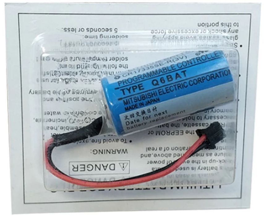 Bateria litowa z wtyczką do Mitsubishi 3V 1800mAh Q6BAT CR17335