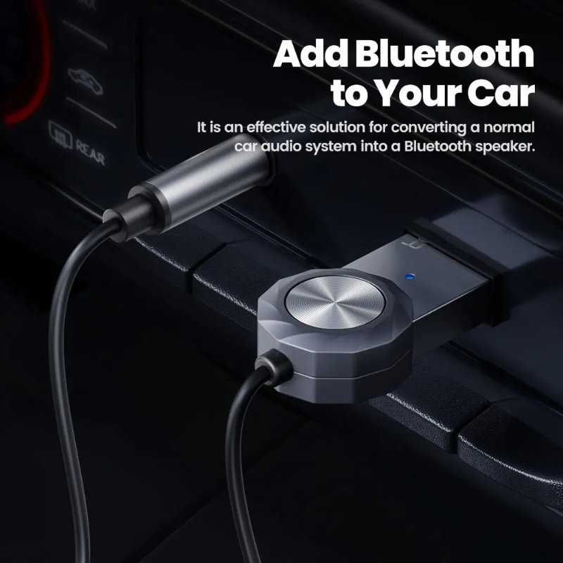 Adapter Samochodowy Bluetooth 5.1 - Audio ze Smartfona w Aucie