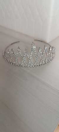 Diadem tiara korona ozdoba do włosów