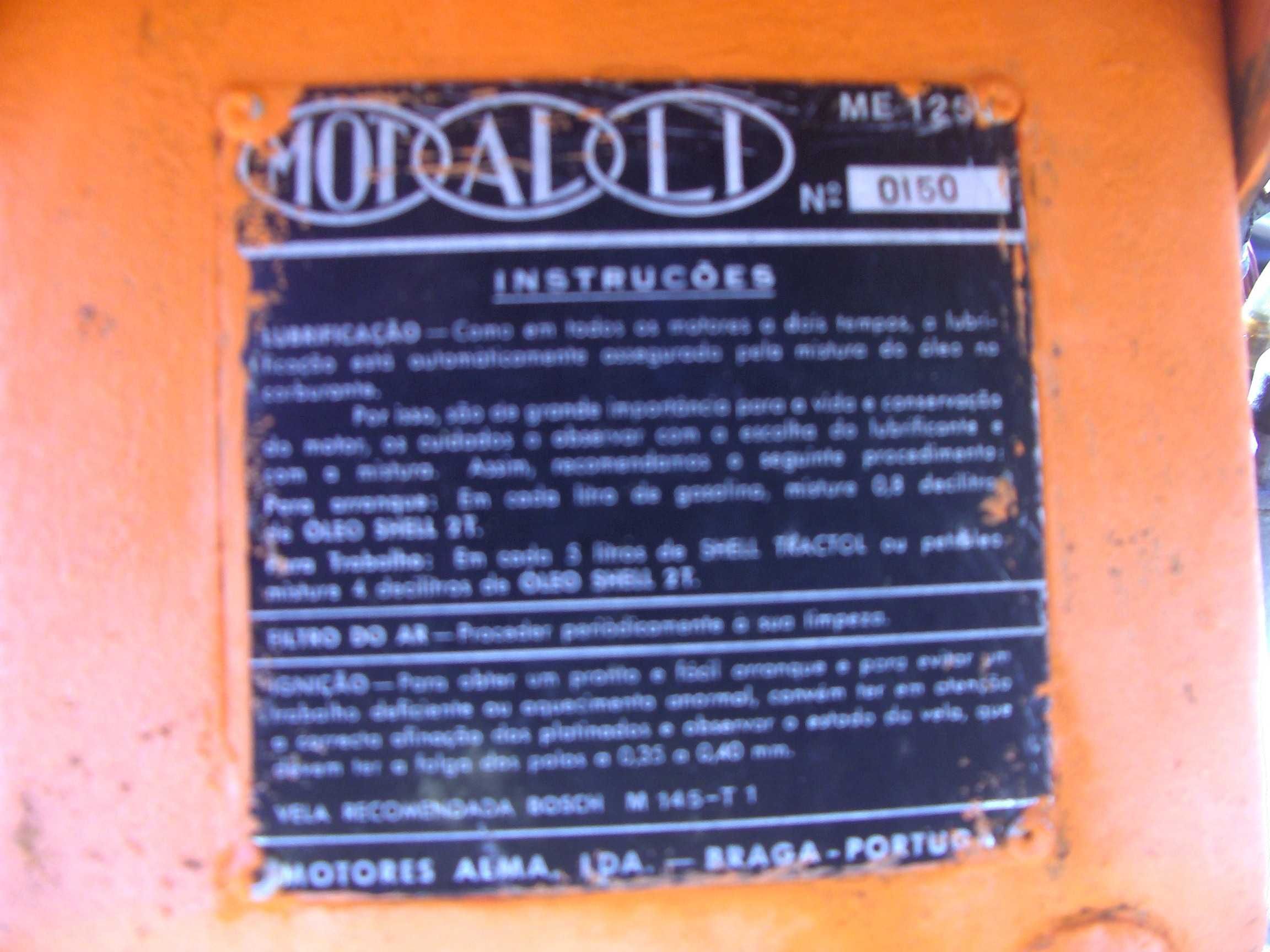 Motobomba, Pulverizador rocha em cobre,