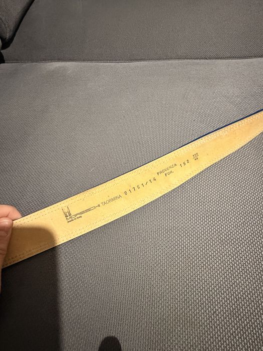 Оригінальний ремінь Moreschi Taormina, Made in Italy, розмір 46