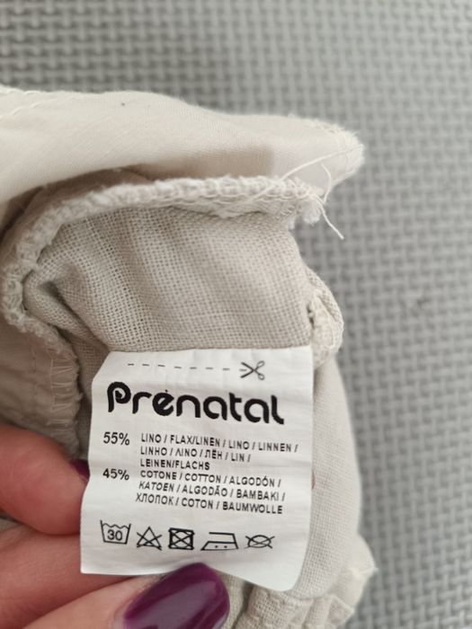 Spodnie lniane  Prenatal 96 cm 24-36 M