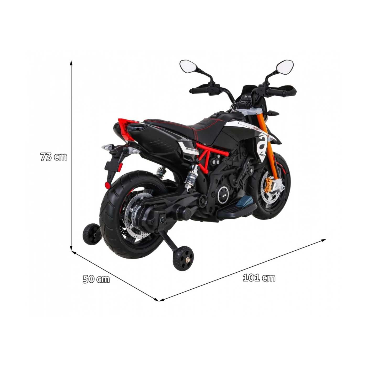 Motor na akumulator Aprilia Czarny - NOWY - 90W - Orginalny