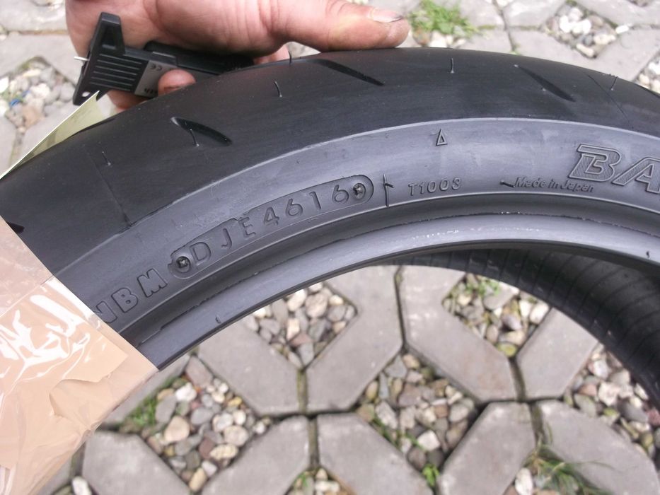 opona 190/50ZR17 Bridgestone Battlax BT016R Hypersport dot4616 5,4mm