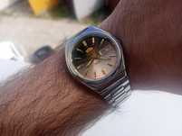 Przypalany RÓŻ zegarek orient crystal japoński ni seiko certina omega