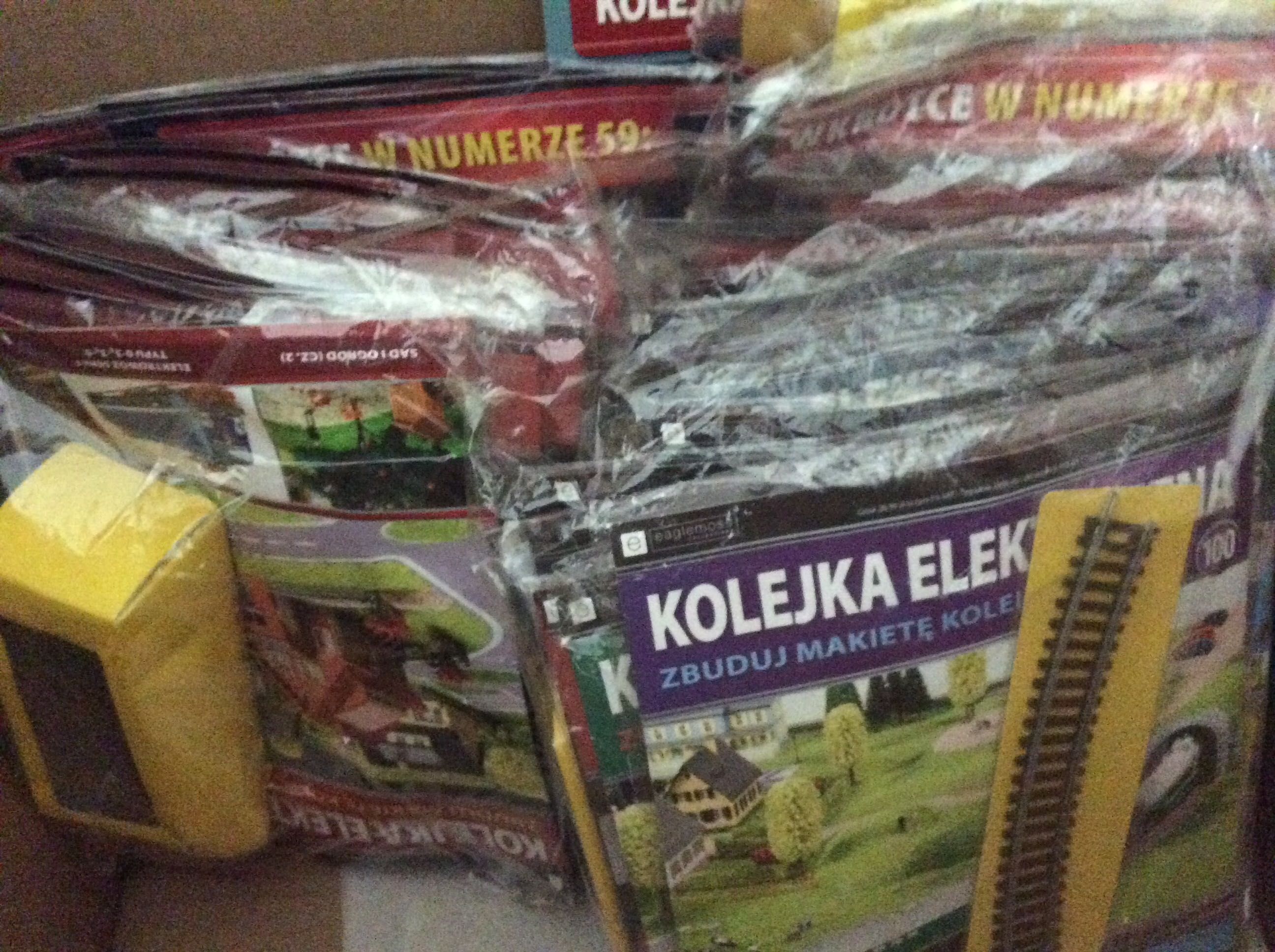 Kolejka elektryczna kolekcja Eaglemoss cz.1-100 komplet nowe