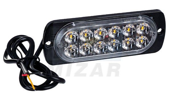 Lampa ostrzegawcza LED12  pomarańczowa  stroboskopowa  6 sztuk