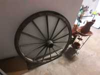 Roda antiga vintage decoração/mesa