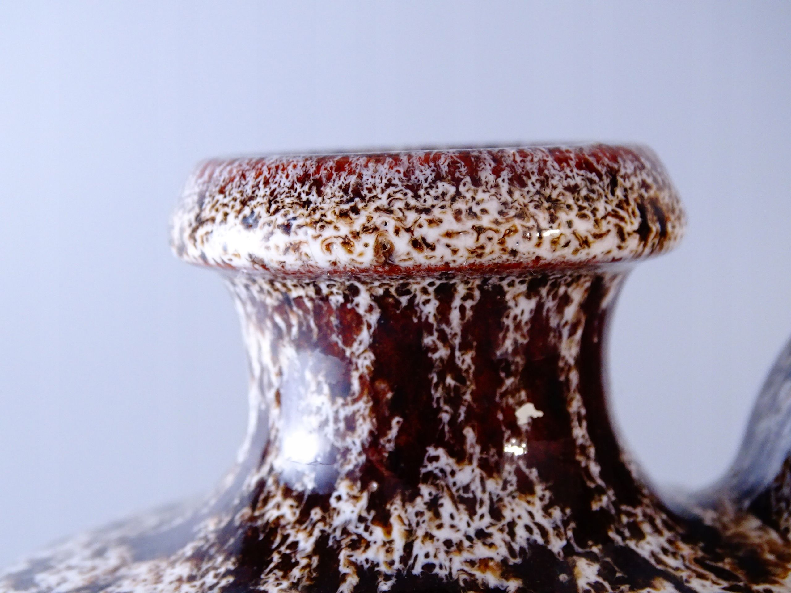 l. 60 ceramiczna butla flakon wazon piękne szkliwo