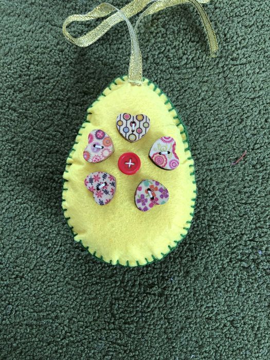 Пасхальний декор з фетру