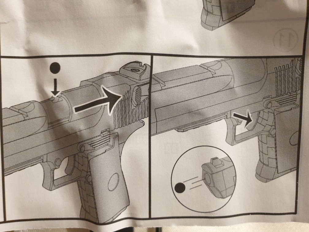 Pistola Desert Eagle para montar