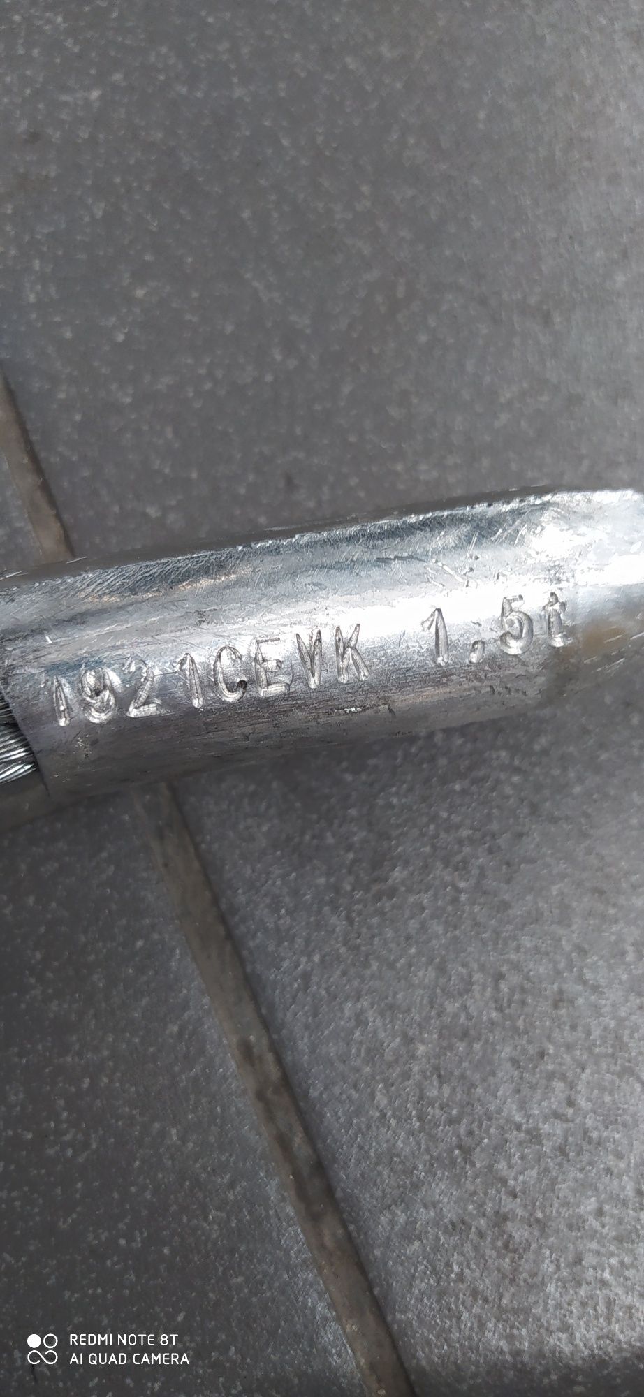 Lina stalowa zakuta 14mm 4.30m długość z Niemiec Nowa!