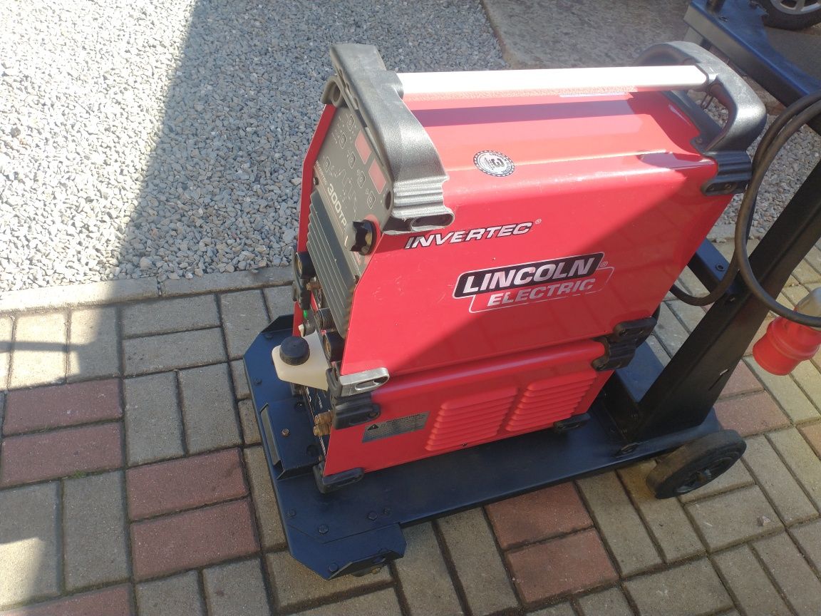 TIG Lincoln Electric Invertec 300TPX chłodnica wózek