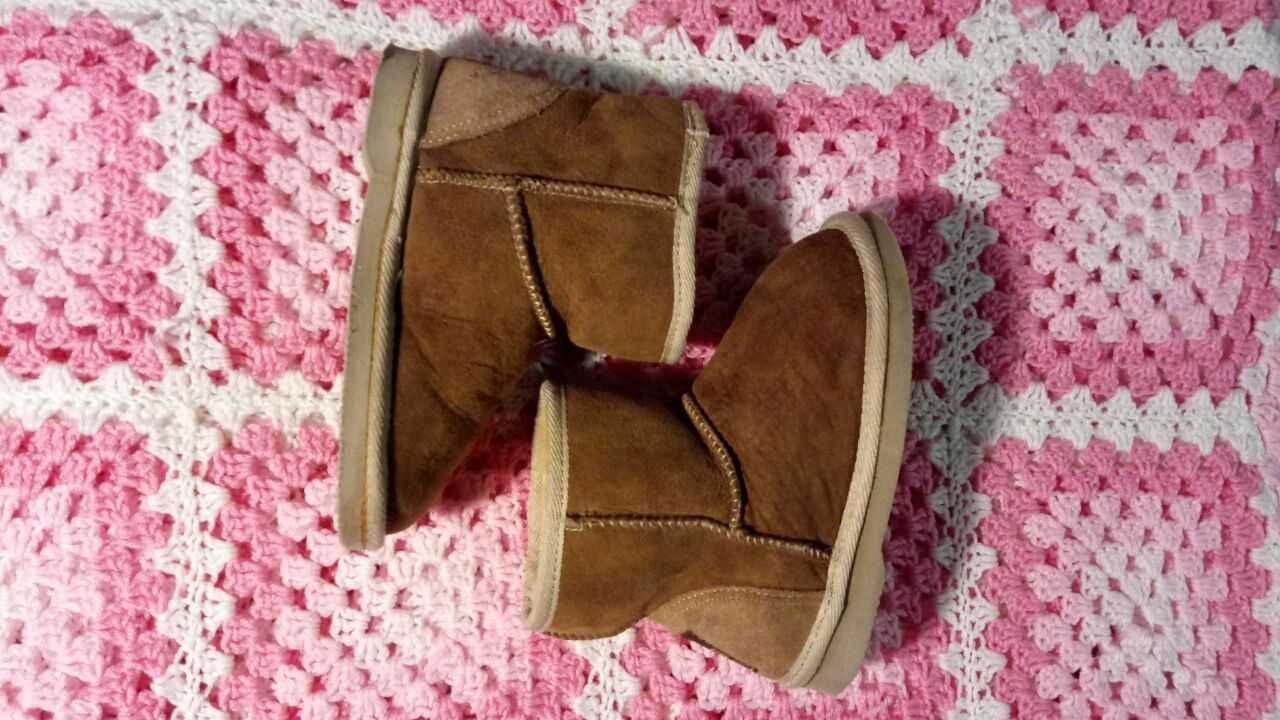 Угги из натуральной кожи "UGG merino FURELY" (р. 29-30). Идеальные!