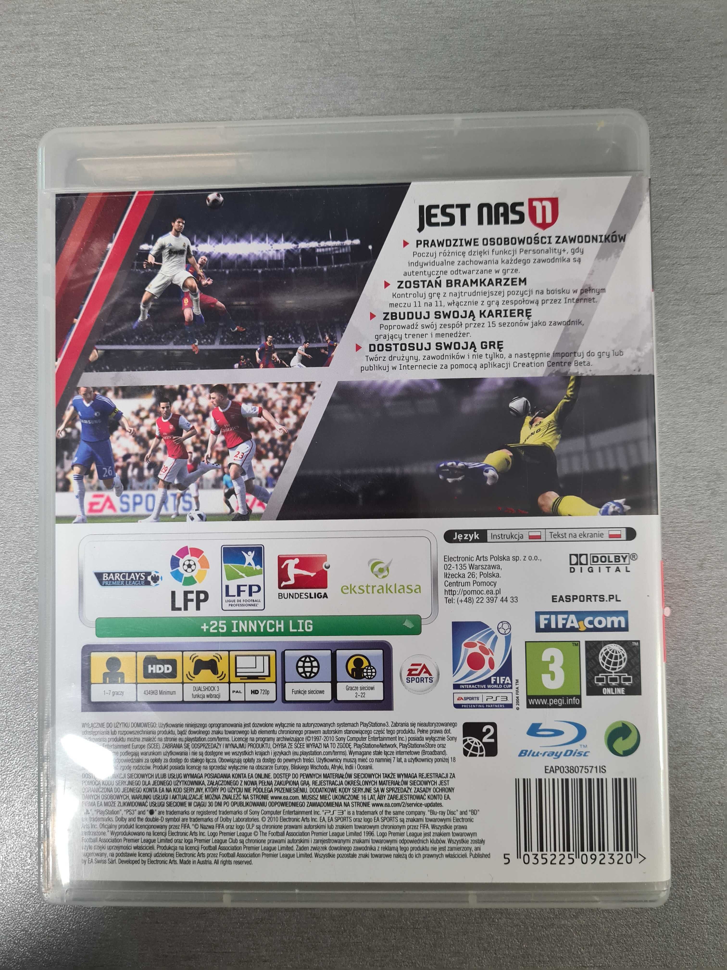 Gra Fifa 11 Ps3 Fifa