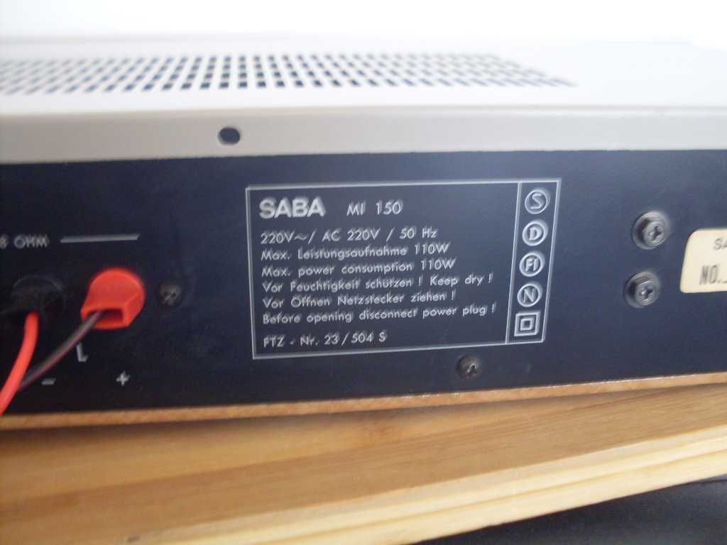 Wzmacniacz stereo Saba.