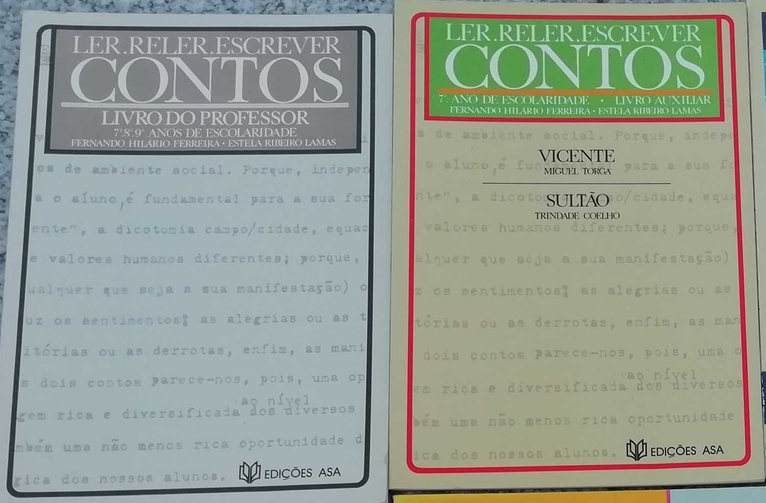 Ler, reler, escrever - contos