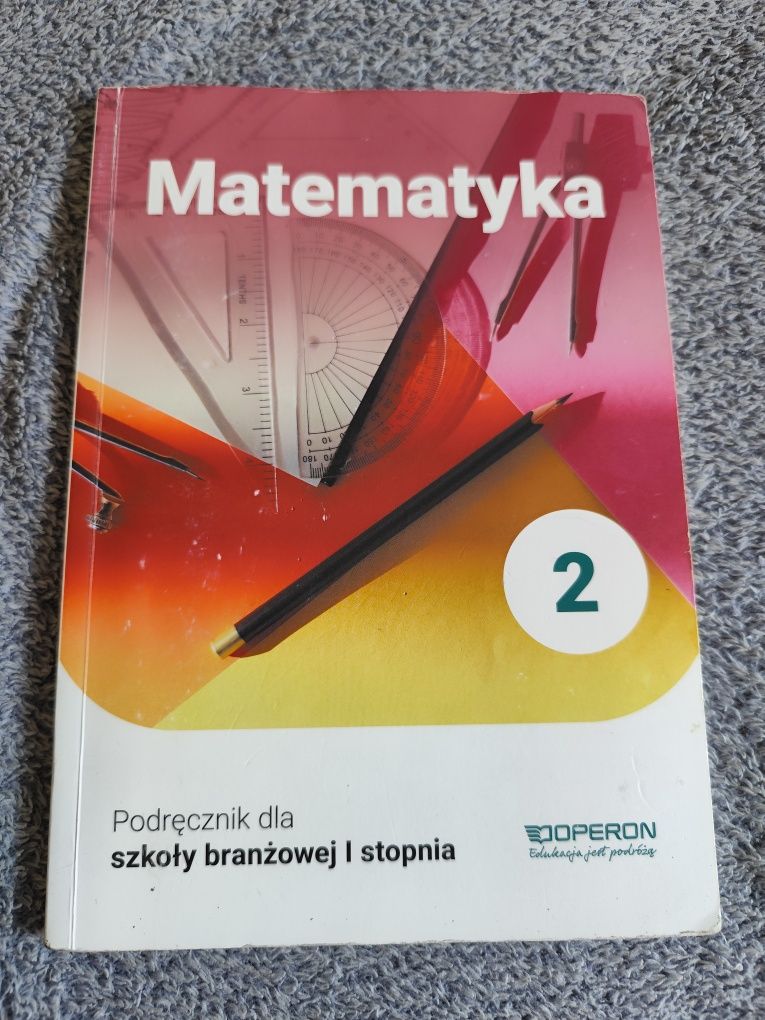 Matematyka 2 Operon, podręcznik dla szkoły branżowej I stopnia
