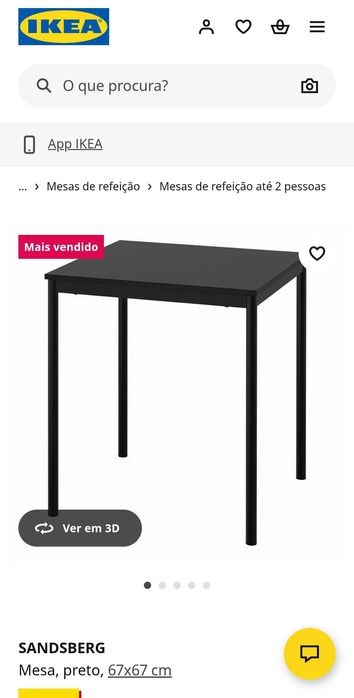 Mesa ikea quase nova