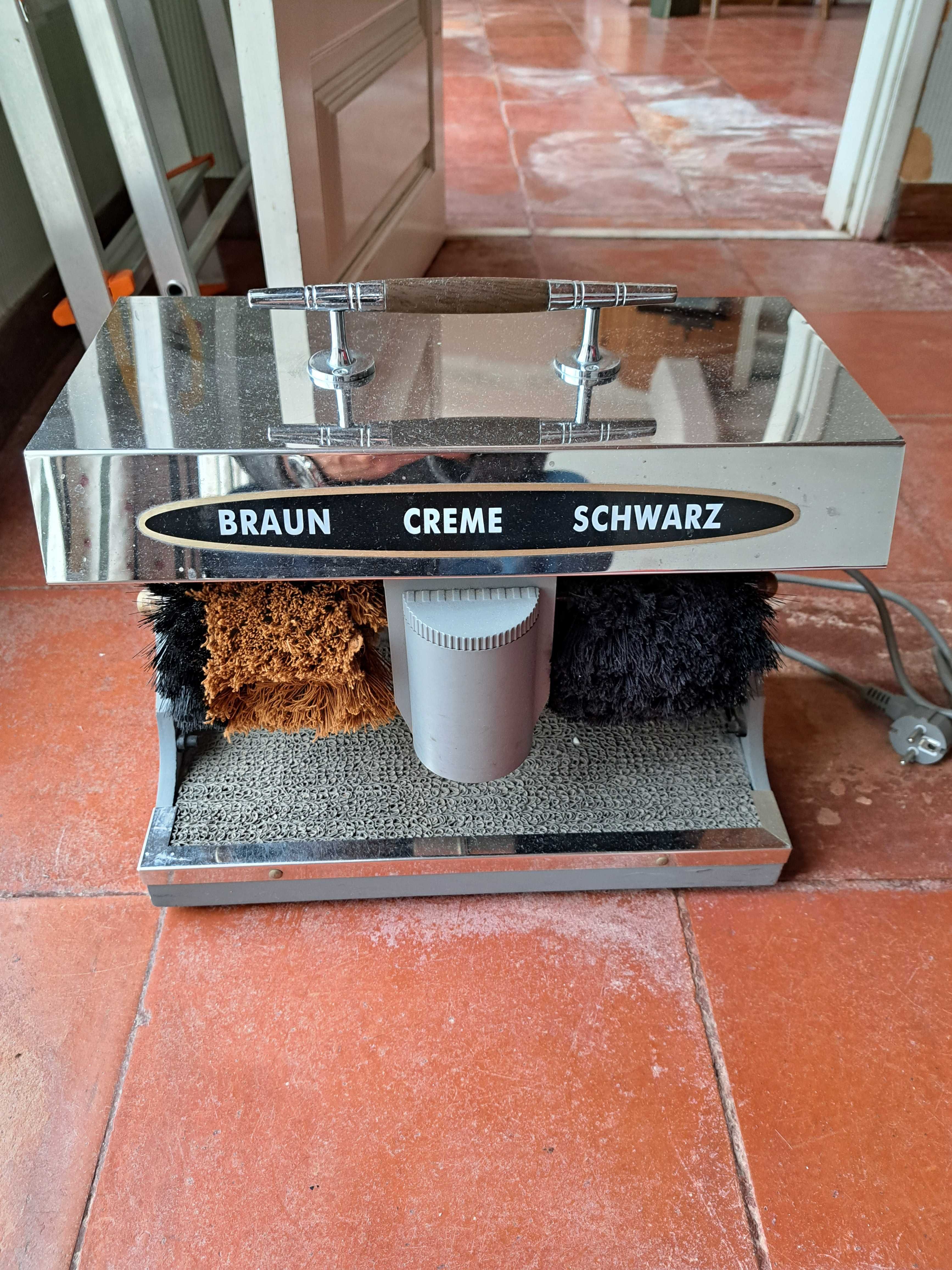 Máquina de engraxar e polir sapatos de fabrico alemão (como nova)