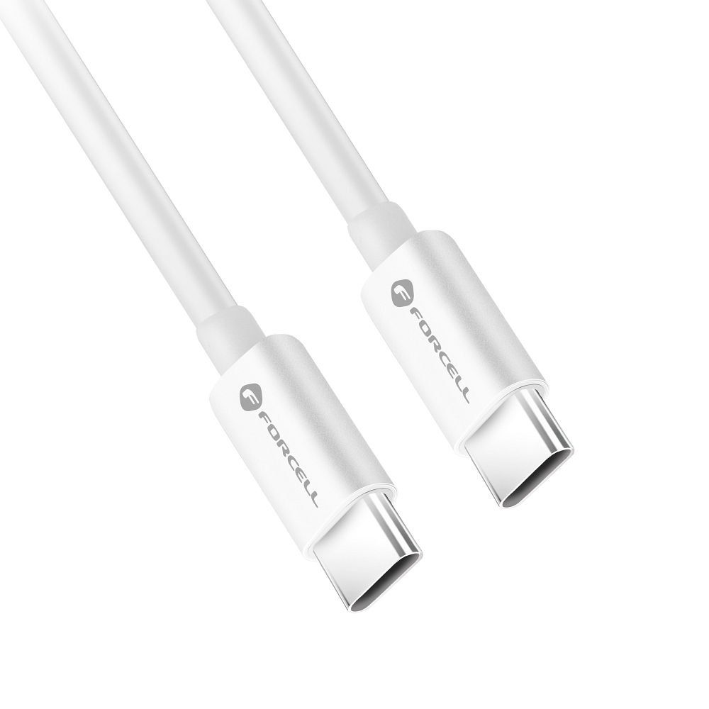 FORCELL F-ENERGY C339 kabel Typ C do Typ C PD QC4.0 5A 100W 2 m biały