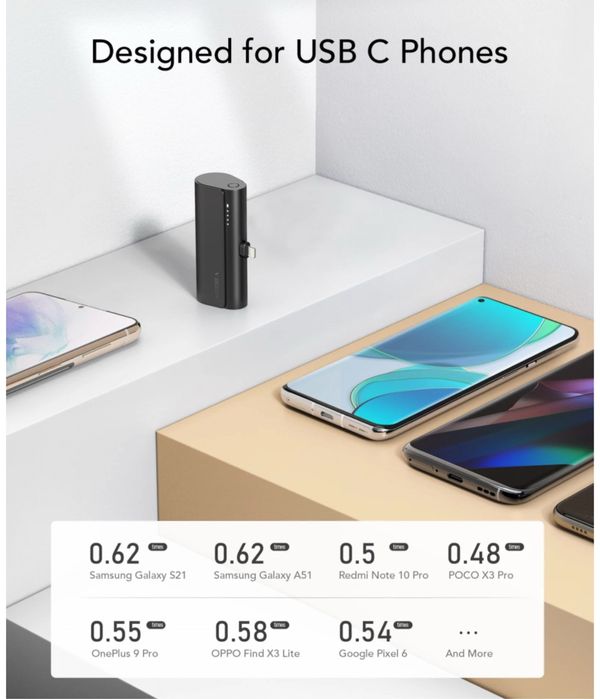 VEGER V0556 - 5000mAh Mini Power Bank