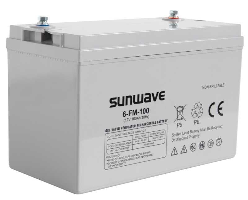 Аккумулятор гелевый 100 ач SANWAVE