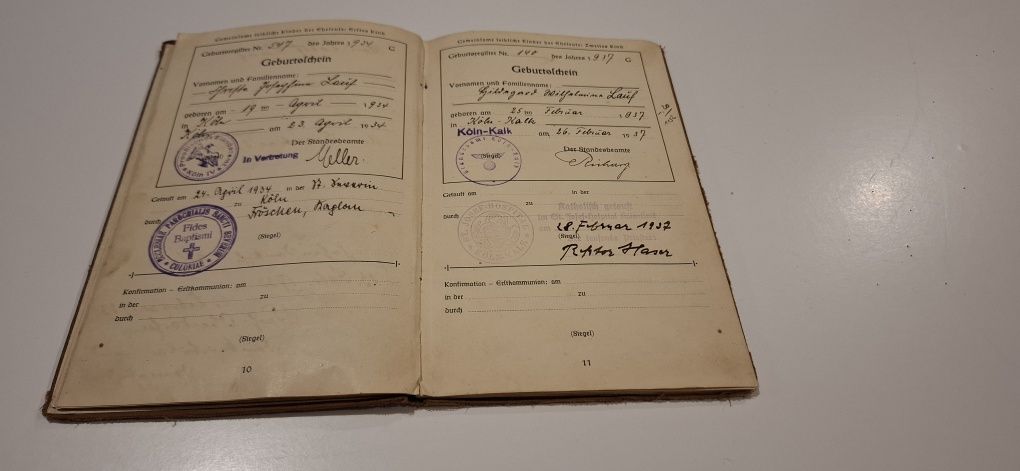 Książeczka Rodziny III Rzesza Niemiecka II Wojna Światowa