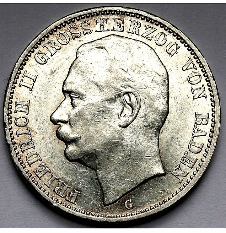 Moneta Cesarstwo Niemiec 3marki 1914r