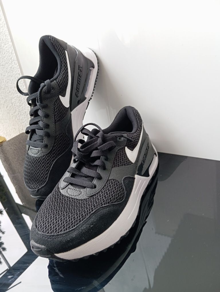 R. 40.5 Nowe buty Buty Air Max System Black lekkie czarne